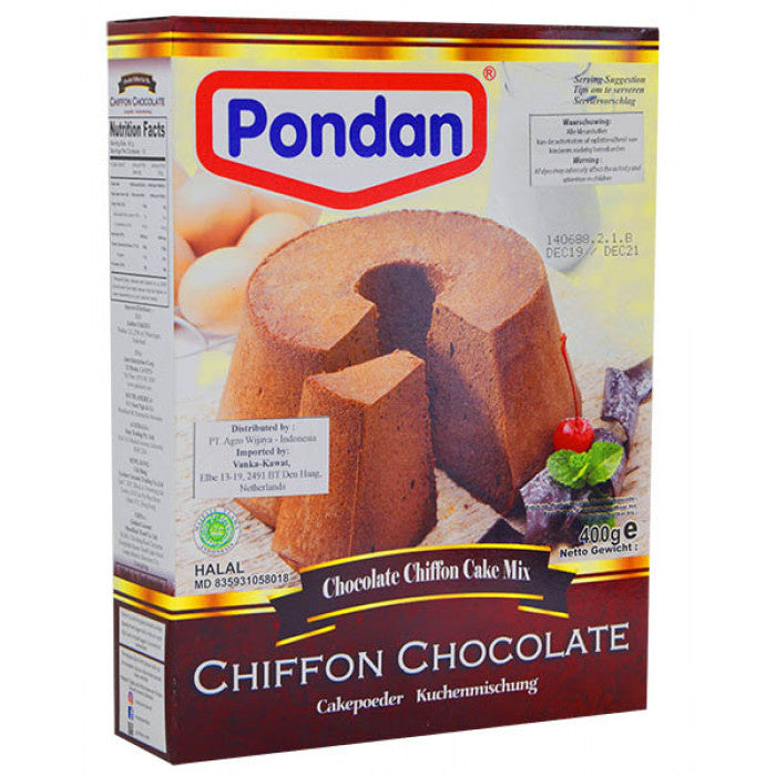 Pondan Chocolate Chiffon cake powder 400 g