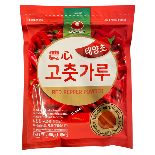 Red Pepper Powder Gochugaru Coarse 500g Nongshim
