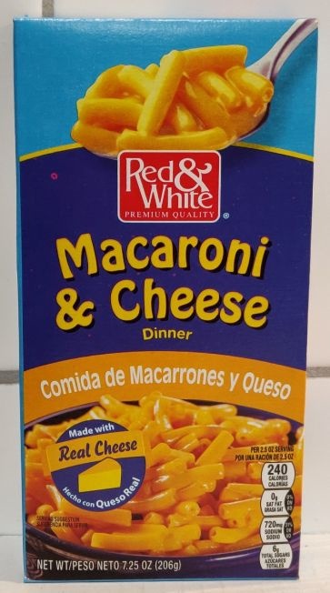 Red & White Macaroni & Cheese 206gr