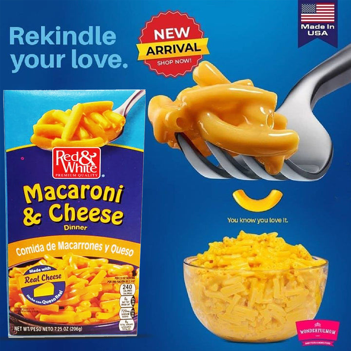 Red & White Macaroni & Cheese 206gr