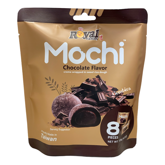 Royal Family Mochi Chocolate 120g - 4.2 oz - 8 pieces
