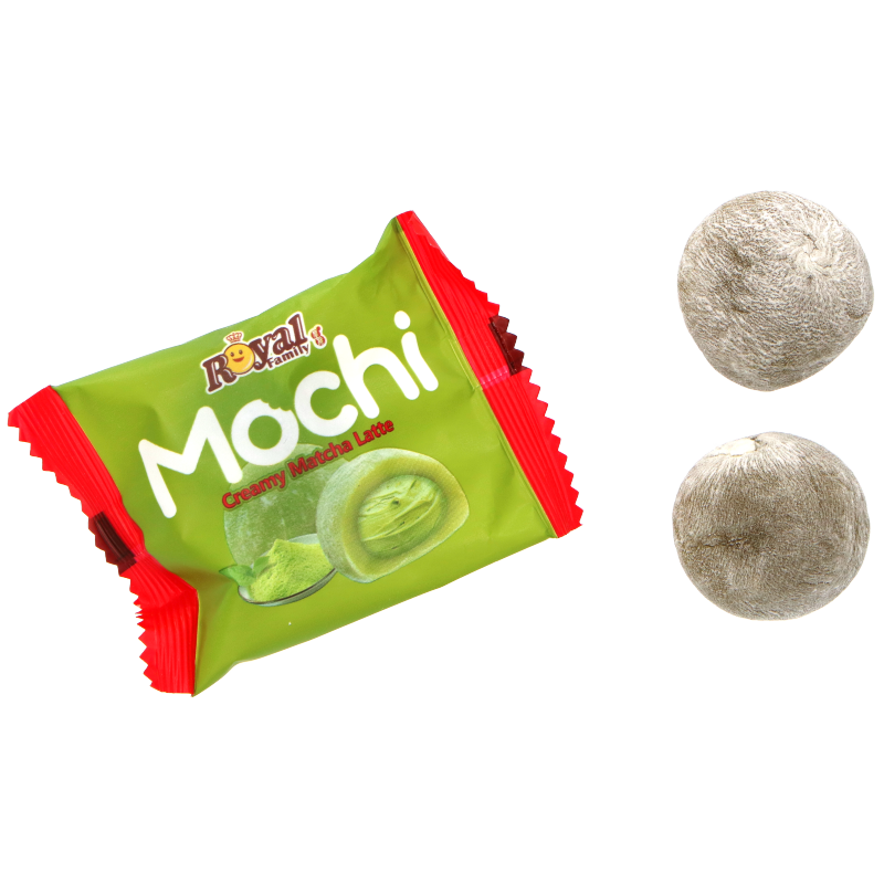 Royal Family Mochi Creamy Matcha Latte 120g - 4.2 oz - 8 pieces