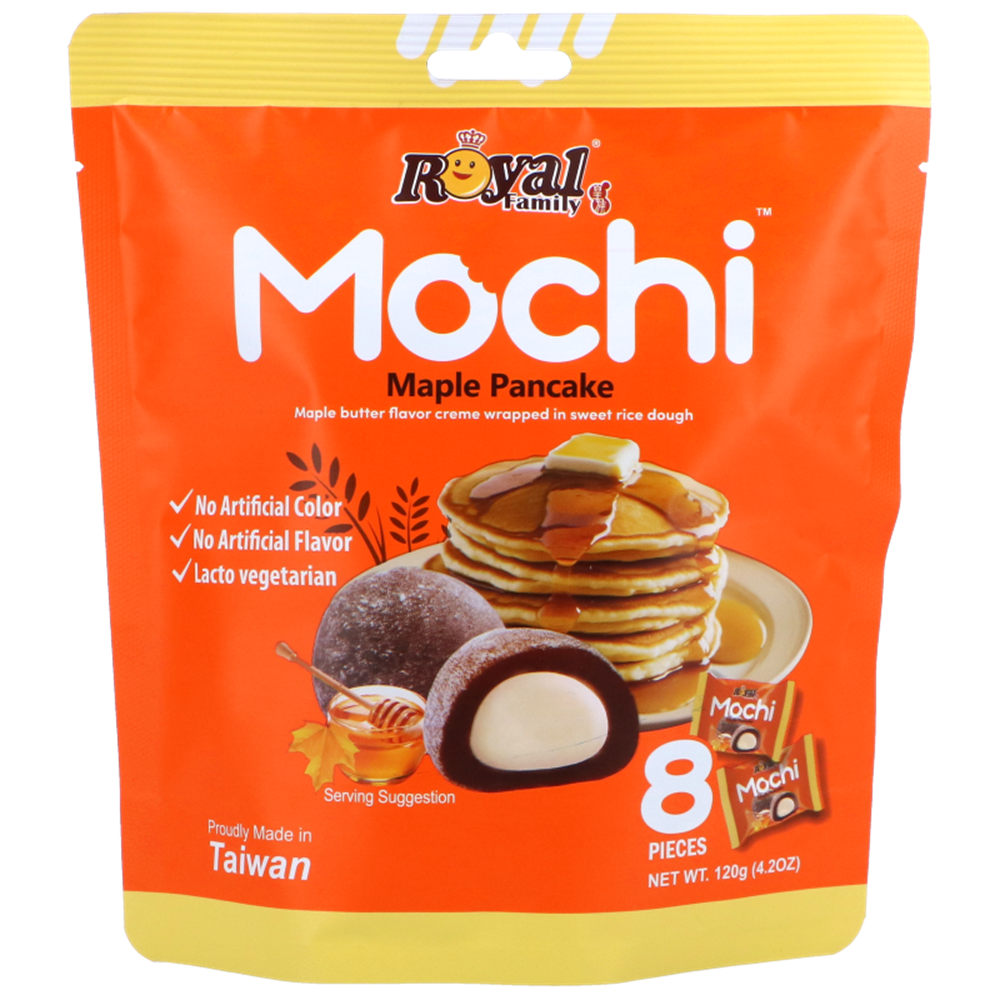 Royal Family Mochi Maple Pancake 120g 4.2 oz - 8 pieces