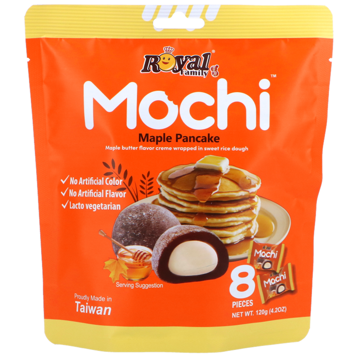 Royal Family Mochi Maple Pancake 120g 4.2 oz - 8 pieces