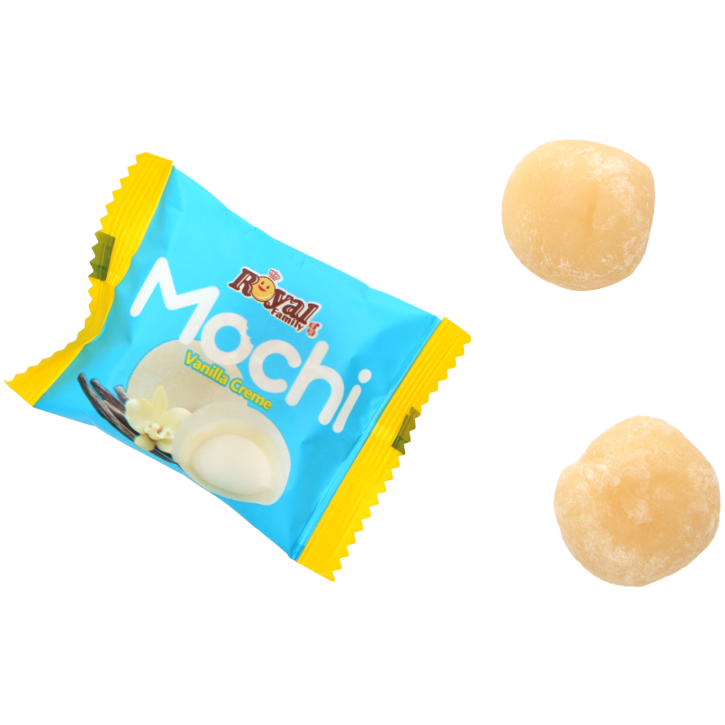 Royal Family Mochi Vanilla Creme 120g - 4.2 oz - 8 pieces