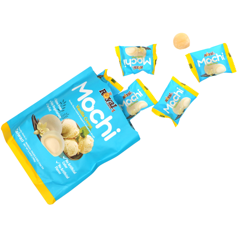 Royal Family Mochi Vanilla Creme 120g - 4.2 oz - 8 pieces