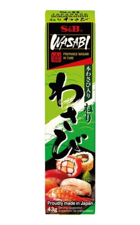 S&B Wasabi paste in tube 43gr