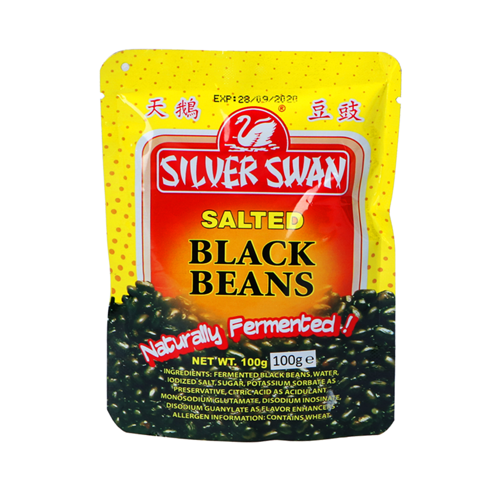 Salted Black Beans 100g Silver Swan