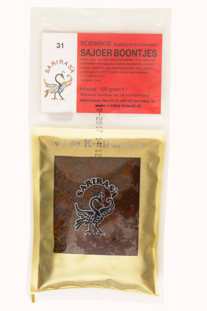 Sajoer Beans Boemboe 100g no. 31 Sarirasa