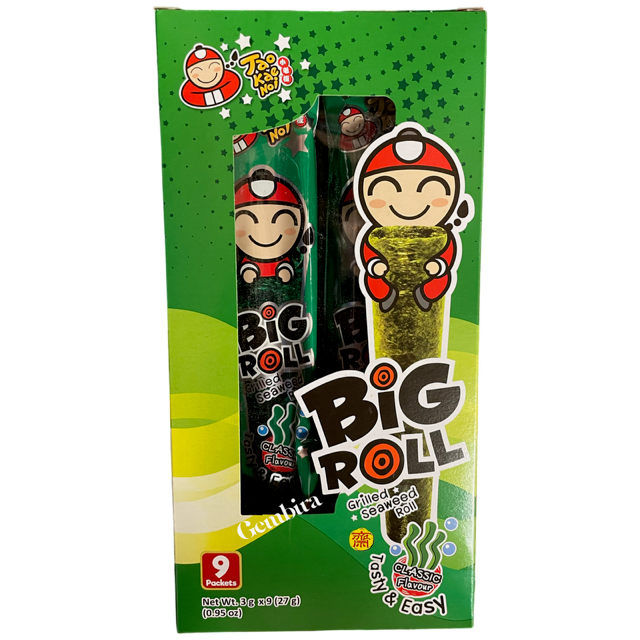 Seaweed Big Roll Classic 9 packs Tao Kae Noi - Box 3gx9 (27g)