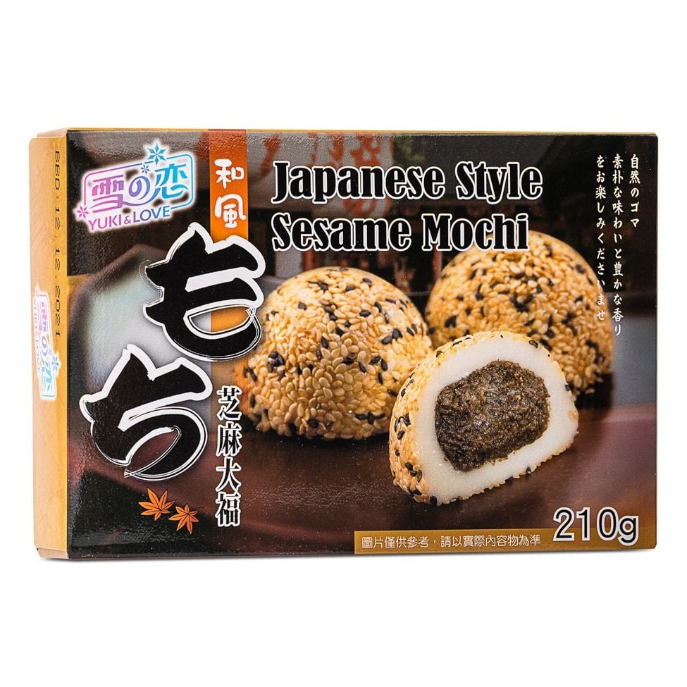 sesame mochi 210g yuki & love