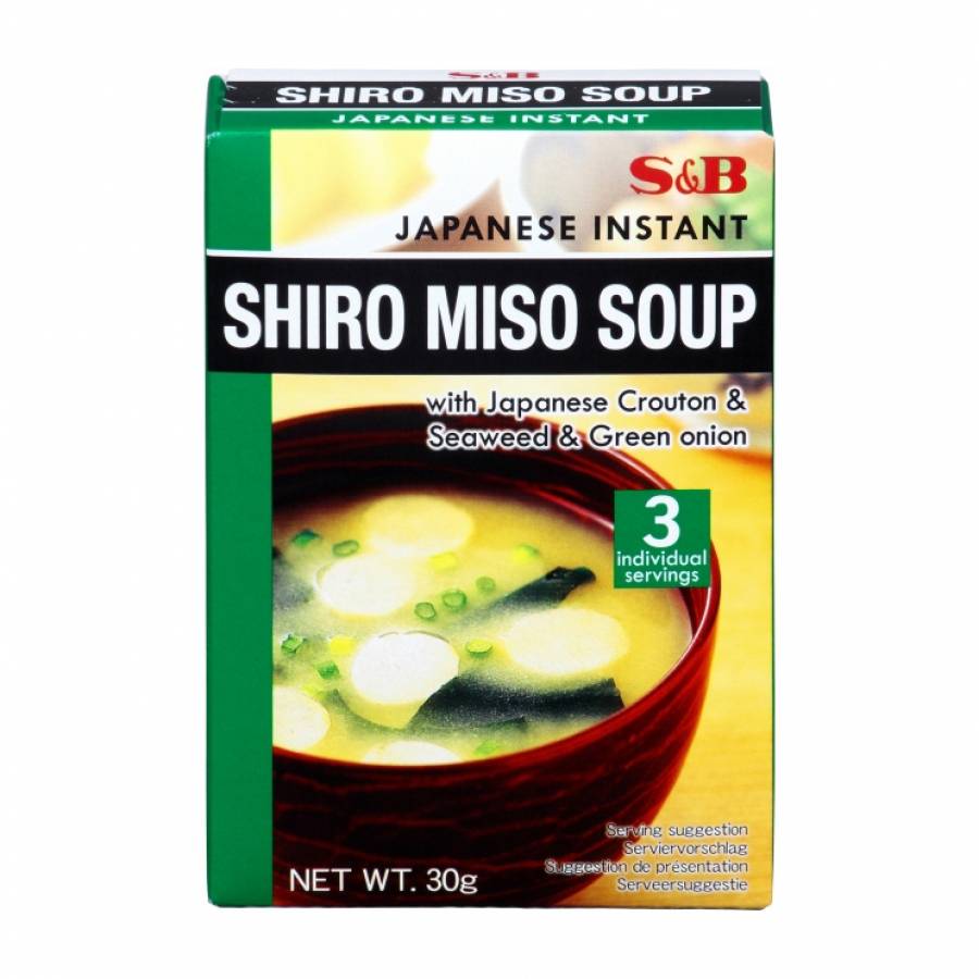 S&B Japanese Instant Shiro Miso Soup 30g