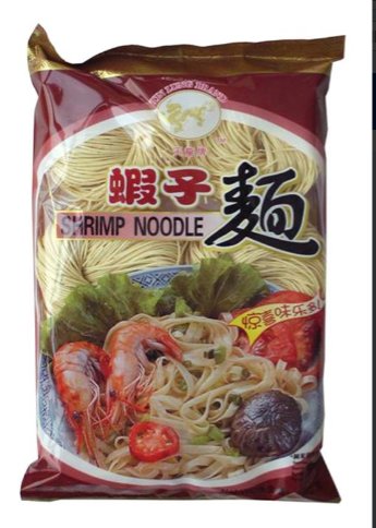 Tin Lung Brand shrimp noodle 400gr