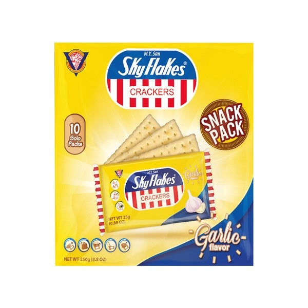 Skyflakes Crackers Garlic 250g MY San