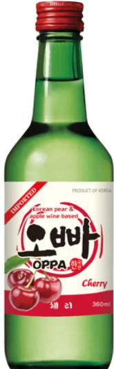 Soju Cherry Oppa 12% - 360ml