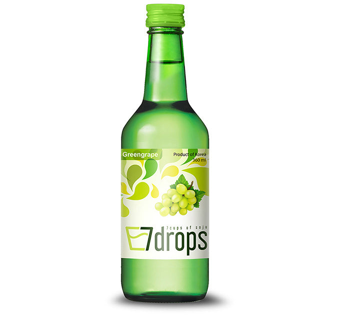Soju GreenGrapes 7 drops 360ml - 12%