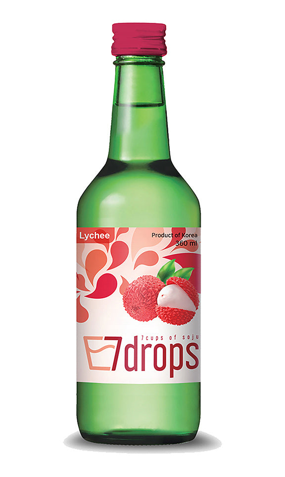 Soju Lychee 7 drops 360ml - 12%