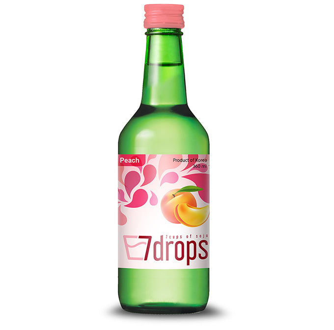 Soju Peach 7 drops 360ml - 12%