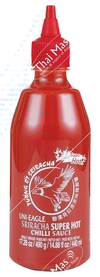 sriracha super hot chilli 440ml uni-eagle