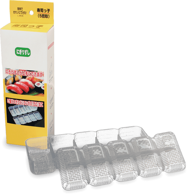 Sushi mold nigiri- Oshi 5 in 1 - 6x2.5x4cm - L-858 - 6089454