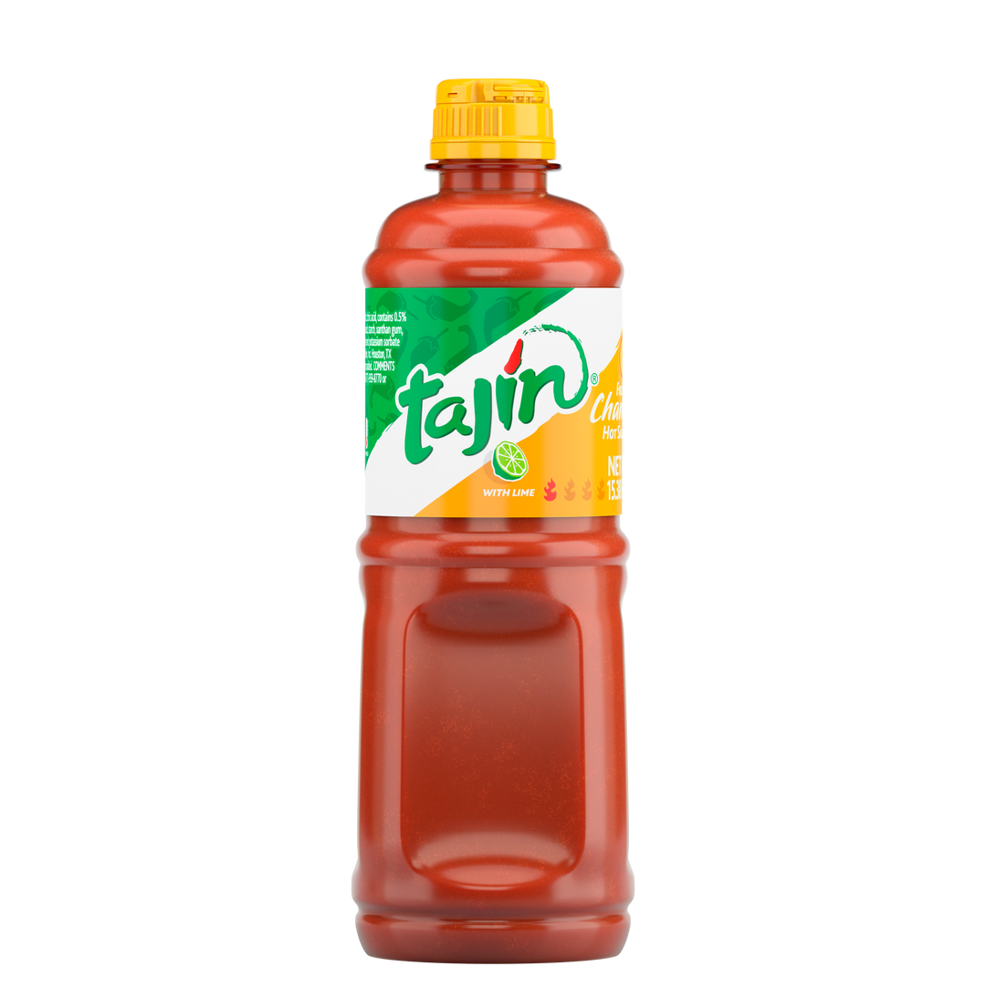 Tajin Chamoy Hot Sauce 15.38 fl oz - 455ml - orange label