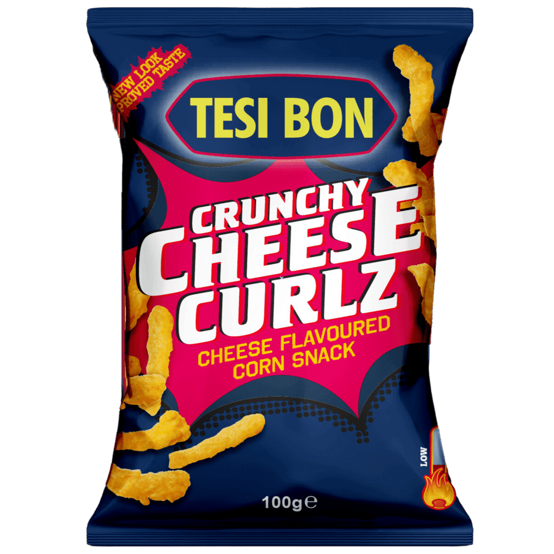 tesi bon Crunchy Cheese Curlz 100g