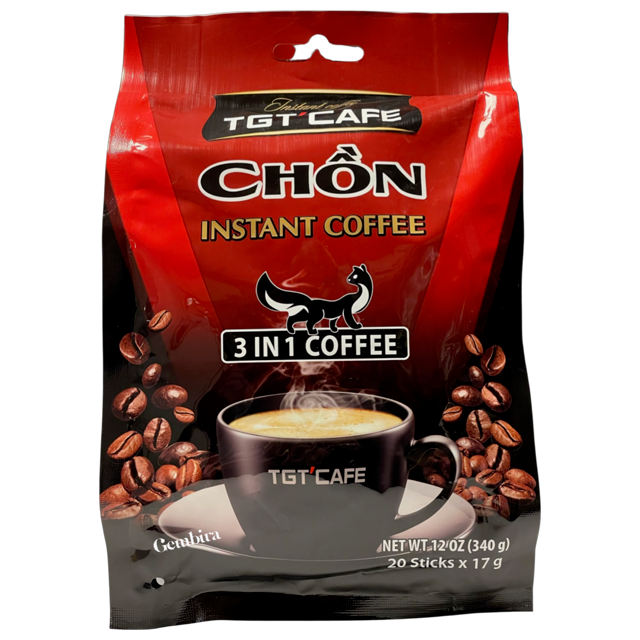 TGT Cafe Chon instant coffee 3 in 1 coffee 20 pcs. x17g - 12oz (340g