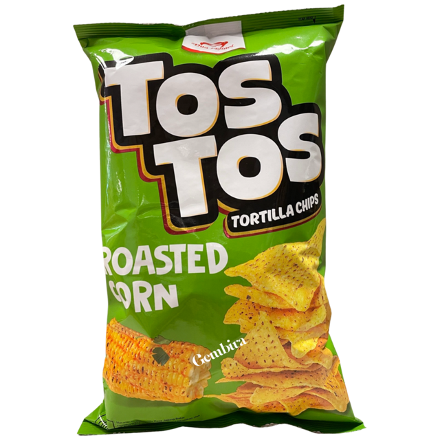 Tos Tos Tortilla Chips Roasted Corn 145g Dua Kelinci