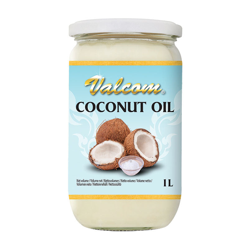 pure coconut oil 1 ltr valcom