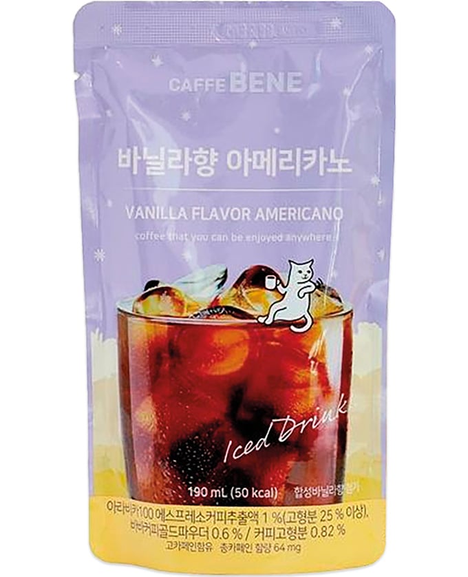 Vanilla Americano Ice Drink 190ml Caffe Bene
