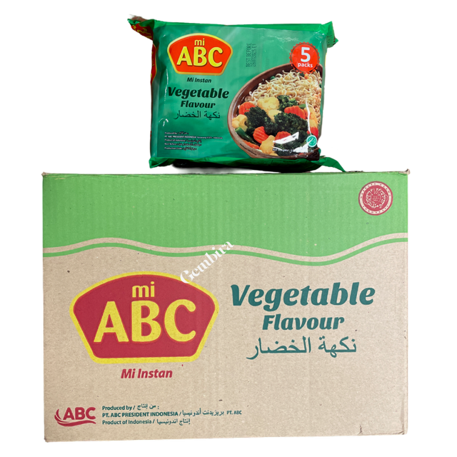 Vegetable Mi Instant 40 packs (x70g) 1 box mi ABC