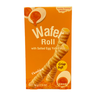 Wafer Roll Salted Egg Yolk Paste 54g