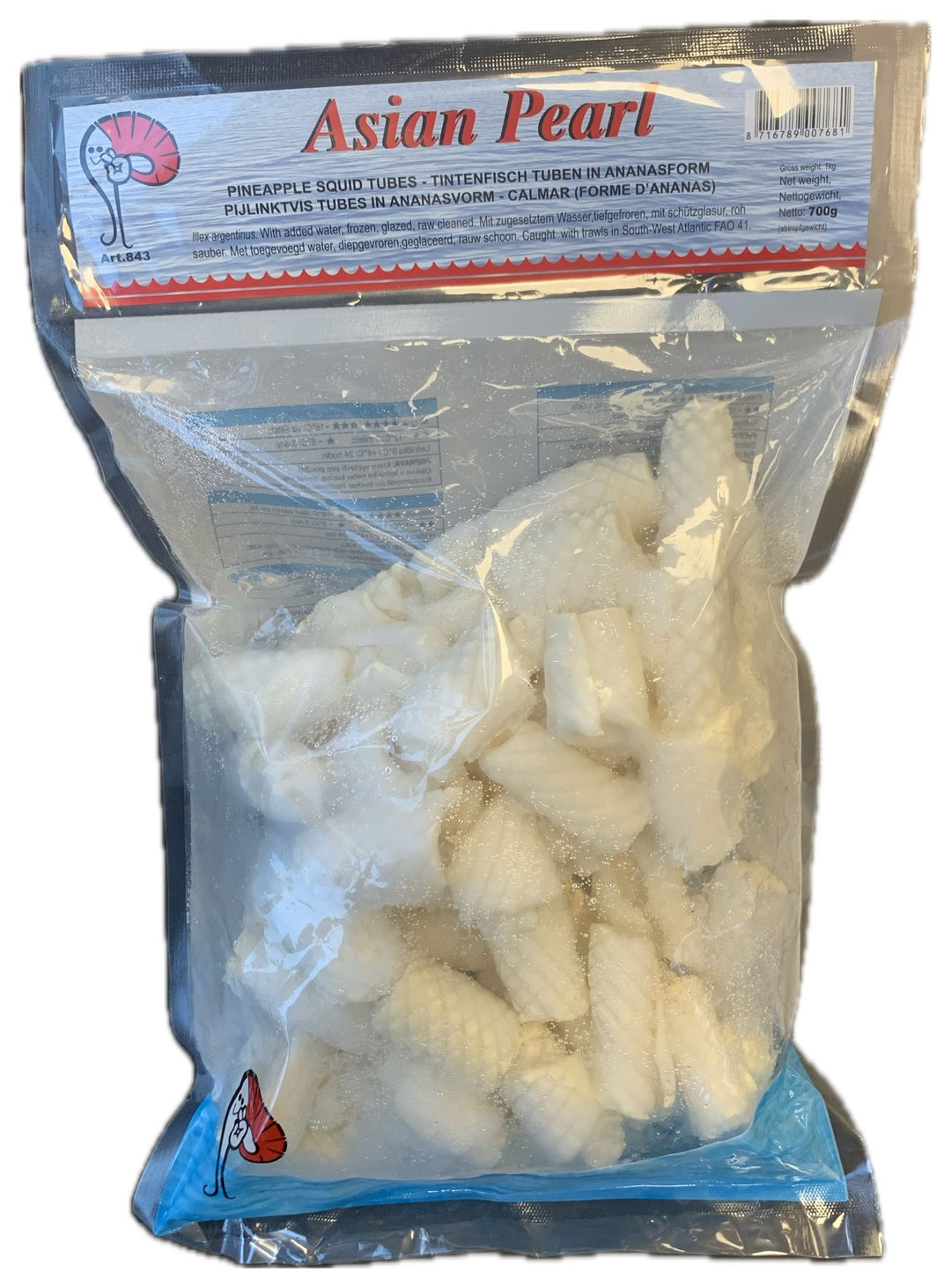 Pineapple squid tubes 700g Asian pearl
