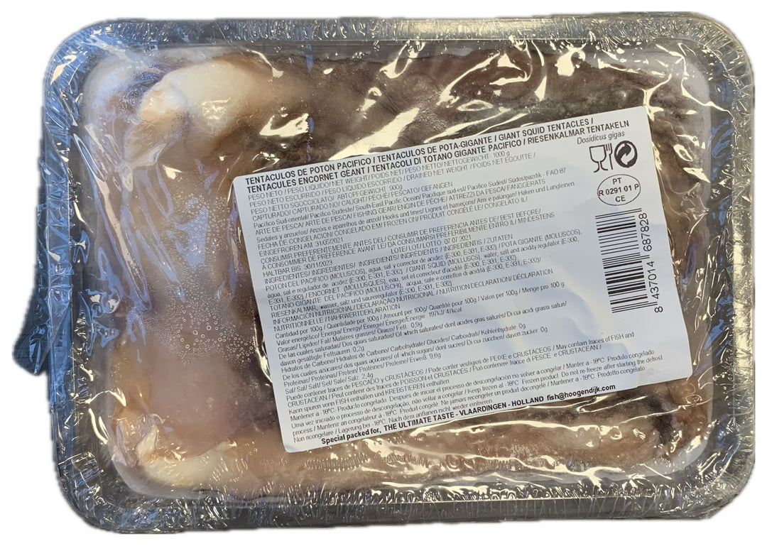 Giant frozen squid tentacles 1000g the ultimate taste