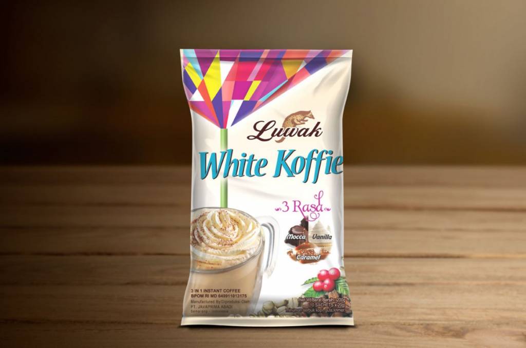 Luwak White Coffee 3 Rasa 200gr (10 sachets @ 20g)