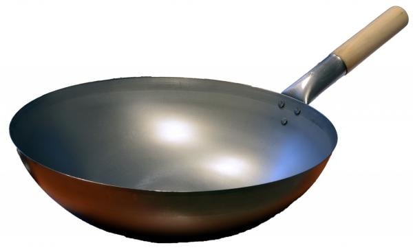 Wok Iron Round 15 inch (38cm) Handle - 012046