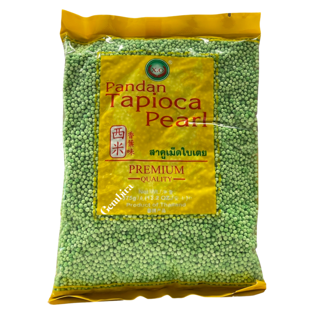 XO Tapioca Pearl Pandan Small 375gr