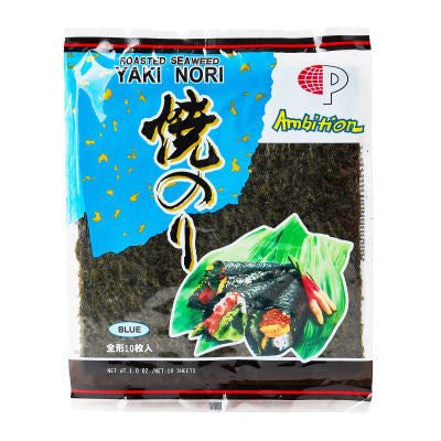 Yaki Nori Seaweed Blue 10 sheets - Ambition