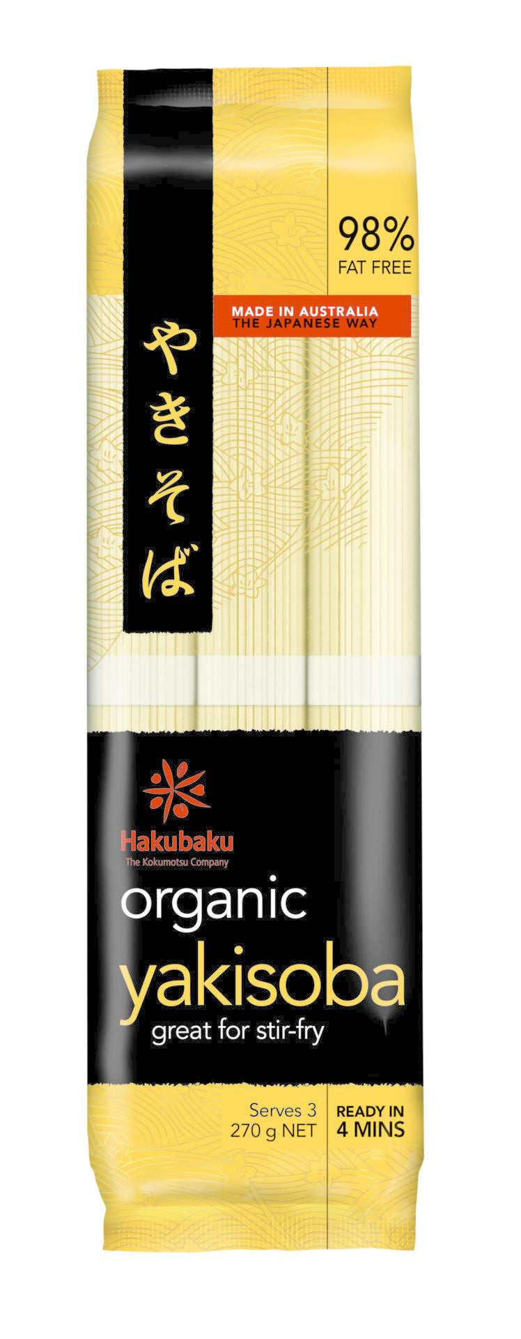 Yakisoba Noodles 270g Hakubaku